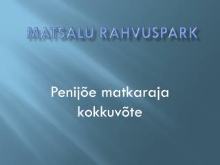 Matsalu rahvuspark