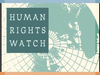 Human Rights Watch