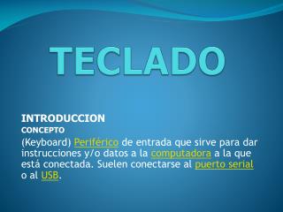 teclado