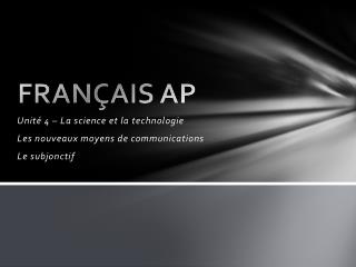 fran ais ap