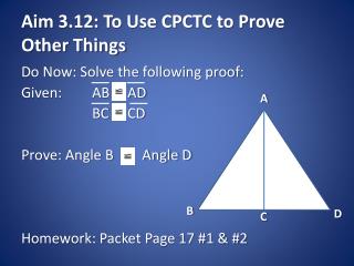 aim 3 12 to use cpctc to prove other things