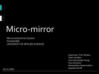 Micro-mirror