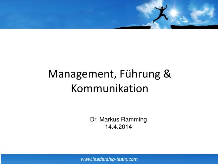 management f hrung kommunikation