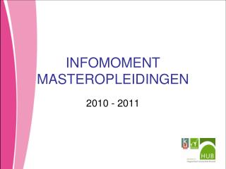 infomoment masteropleidingen