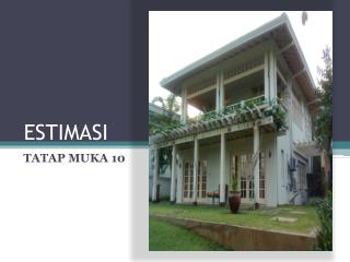 estimasi