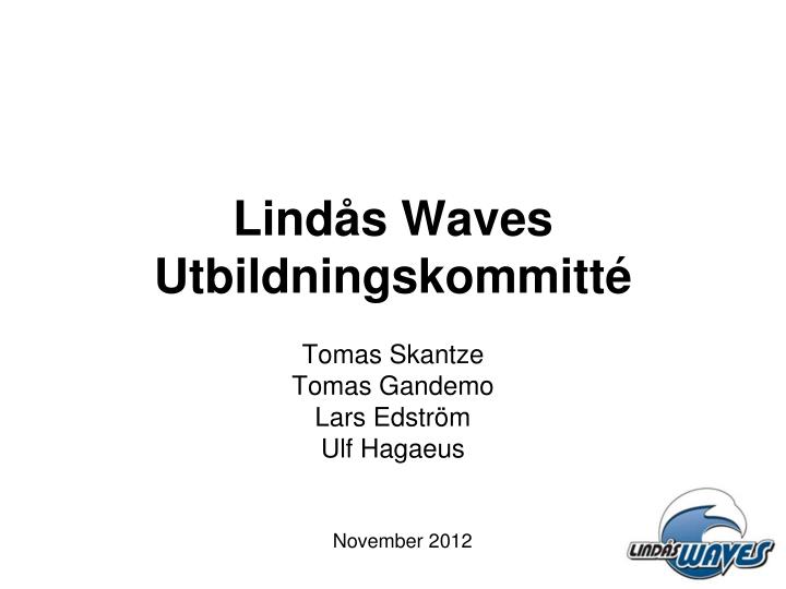 lind s waves utbildningskommitt