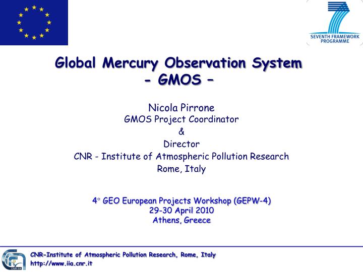 global mercury observation system gmos