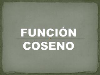 funci n coseno