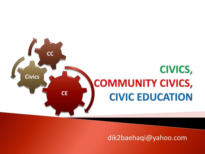 civics community civics civic education