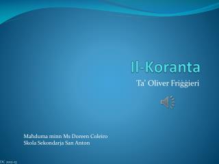 il koranta
