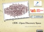 ODS - Open Discovery Space - slide 1