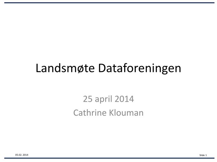 landsm te dataforeningen