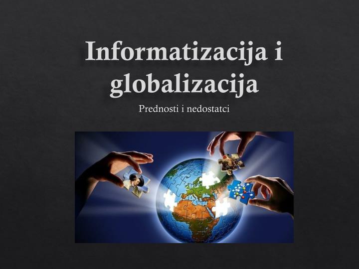 informatizacija i globalizacija