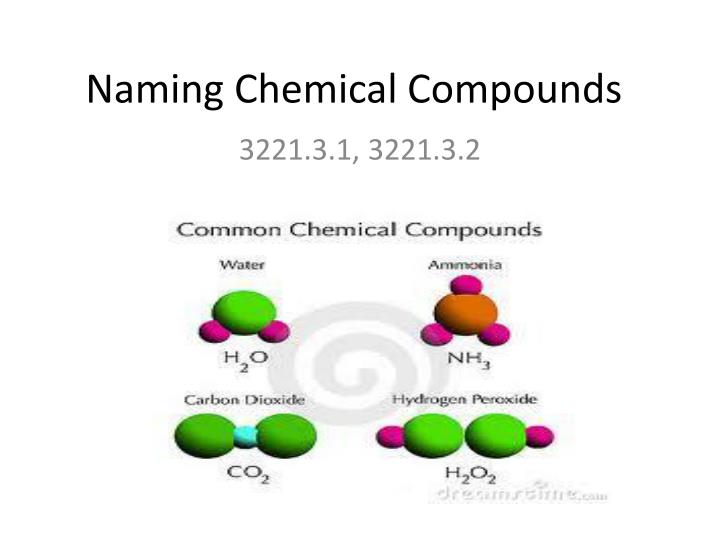 naming chemical compounds