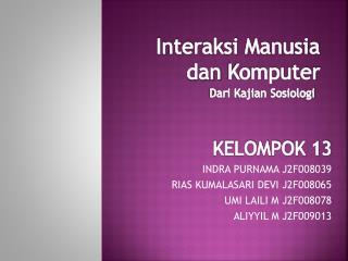 interaksi manusia dan komputer