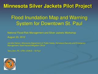 Minnesota Silver Jackets Pilot Project