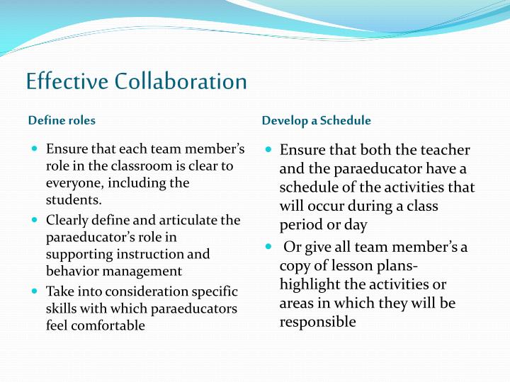 effective collaboration