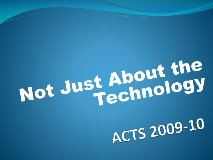acts 2009 10