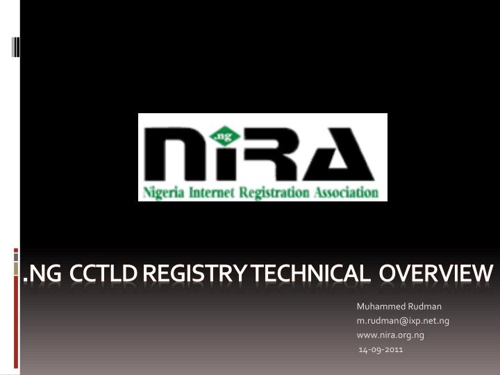 ng cctld registry technical overview