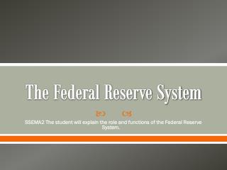 the federal reserve system