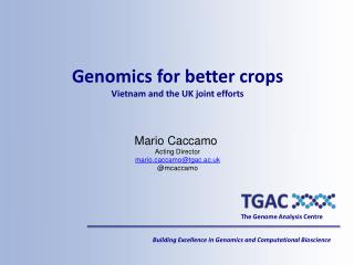 The Genome Analysis Centre