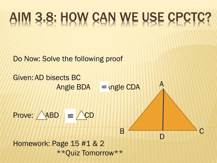 aim 3 8 how can we use cpctc