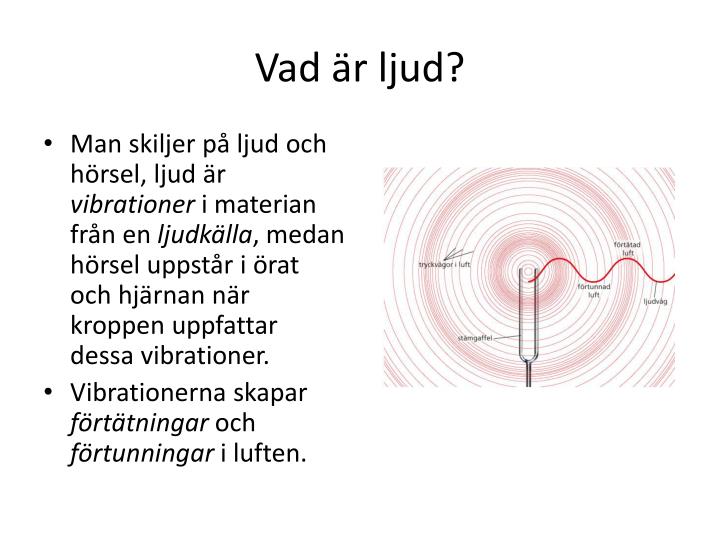 vad r ljud