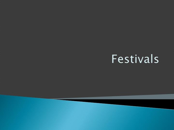 festivals