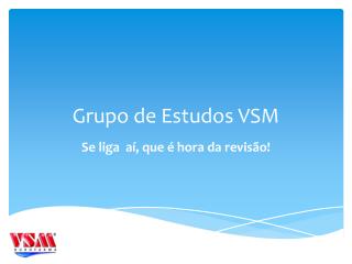 grupo de estudos vsm