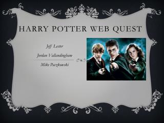Harry Potter Web Quest