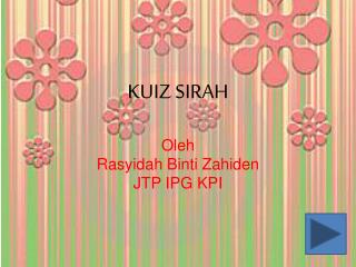 kuiz sirah