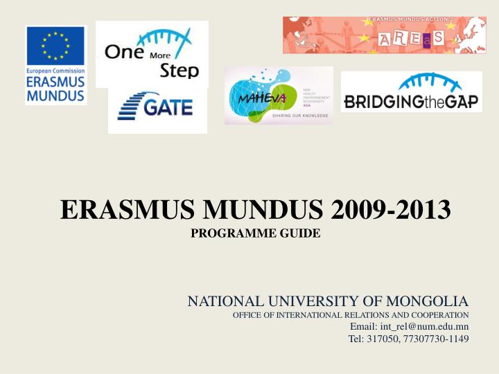 erasmus mundus 2009 2013 programme guide
