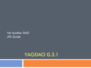 yagdao 0.3.1