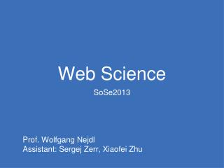 Web Science