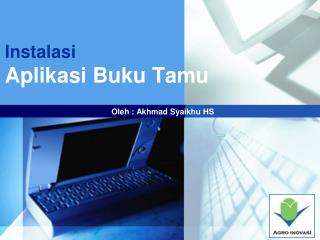 instalasi aplikasi buku tamu