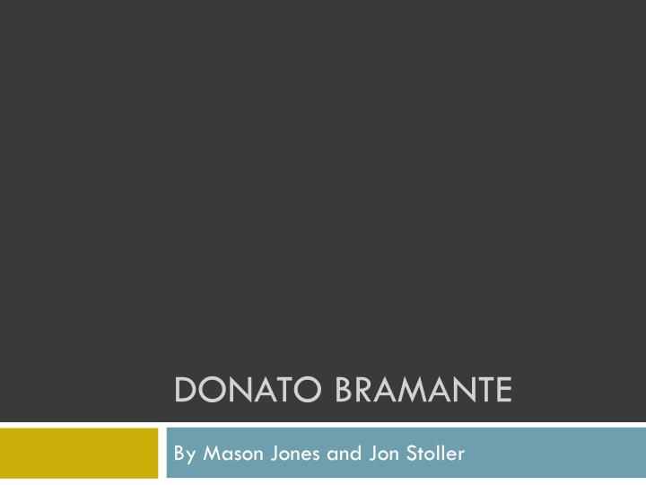 donato bramante