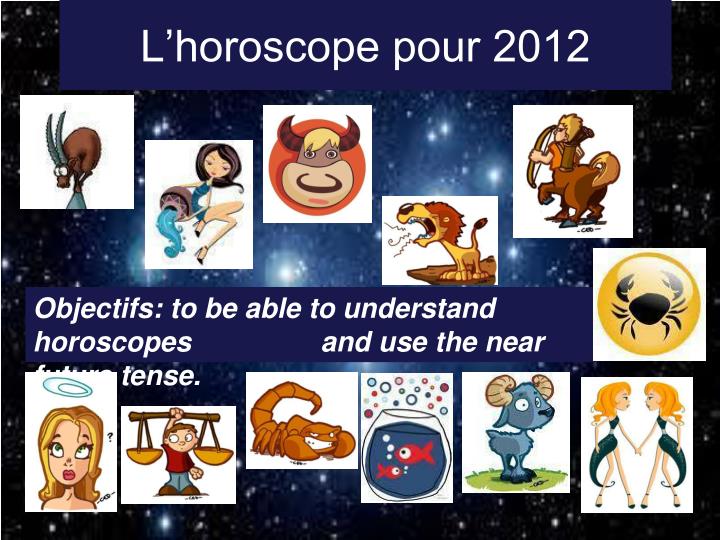l horoscope pour 2012