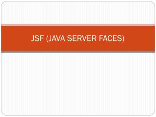 jsf java server faces