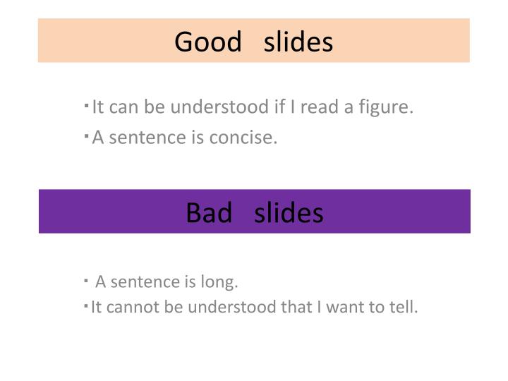 good slides