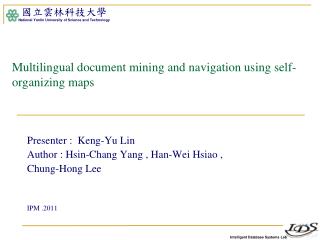 Multilingual document mining and navigation using self-organizing maps