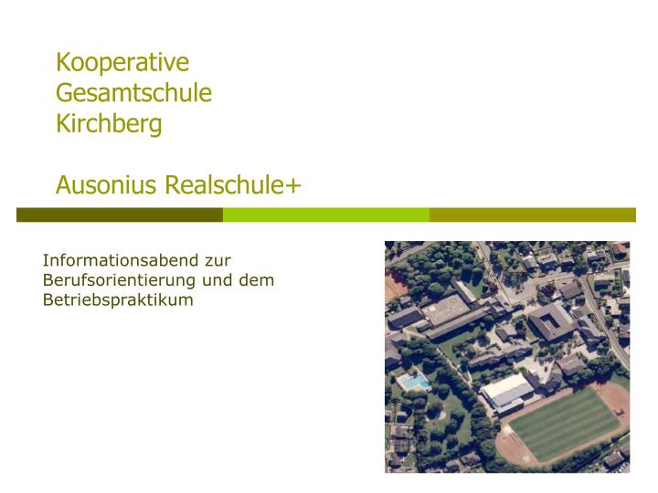 k ooperative gesamtschule kirchberg ausonius realschule