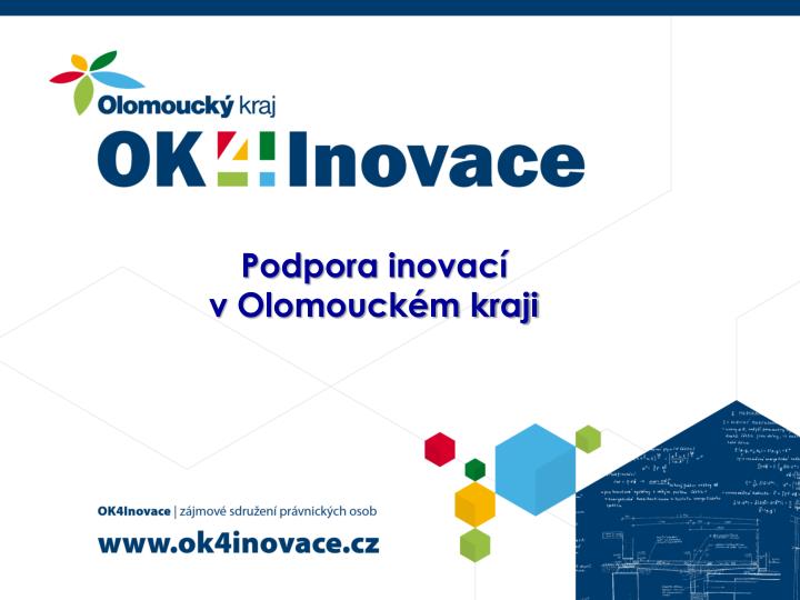 podpora inovac v olomouck m kraji