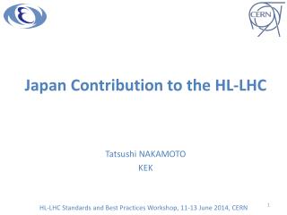 Japan Contribution to the HL-LHC