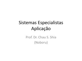 sistemas especialistas aplica o