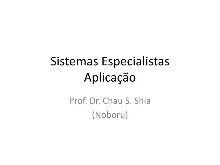 sistemas especialistas aplica o