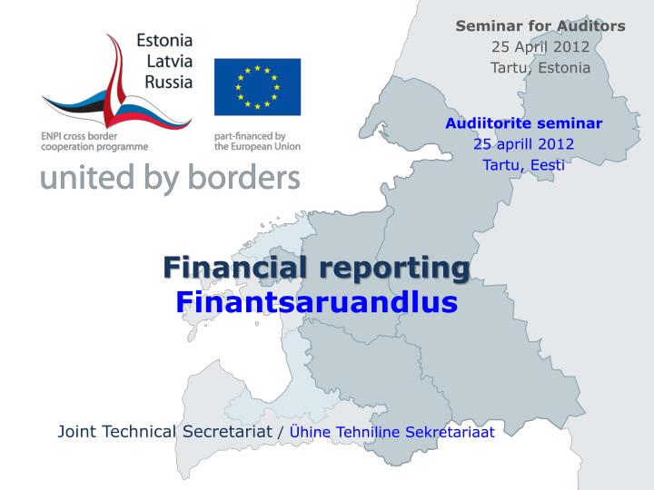 financial reporting finantsaruandlus