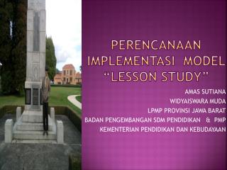 perencanaan implementasi model lesson study