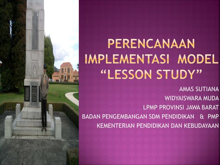 perencanaan implementasi model lesson study