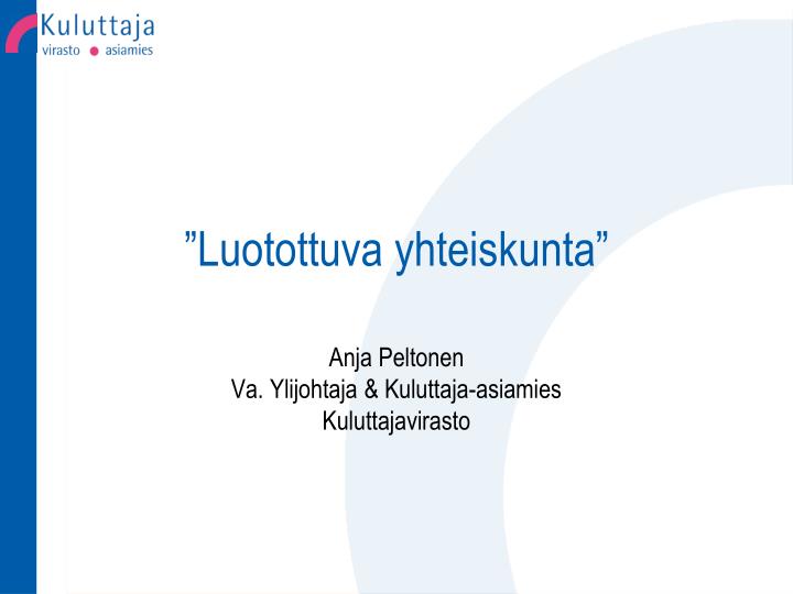 luotottuva yhteiskunta