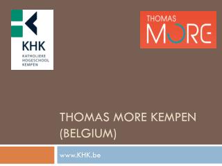 Thomas More Kempen ( Belgium )